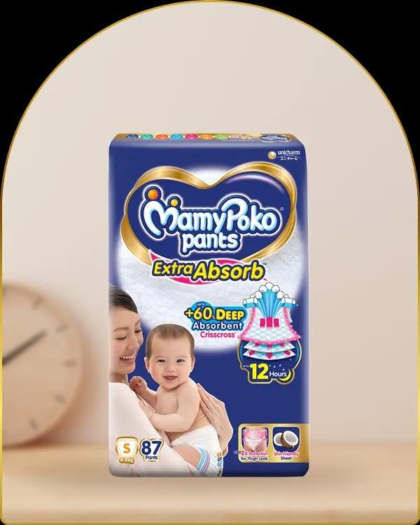 mamypoko pants extra absorb small 87pack